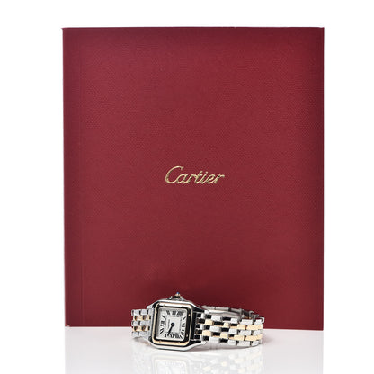 Cartier Stainless Steel 18K Yellow Gold 22mm Panthere Quartz Watch 8 of 8