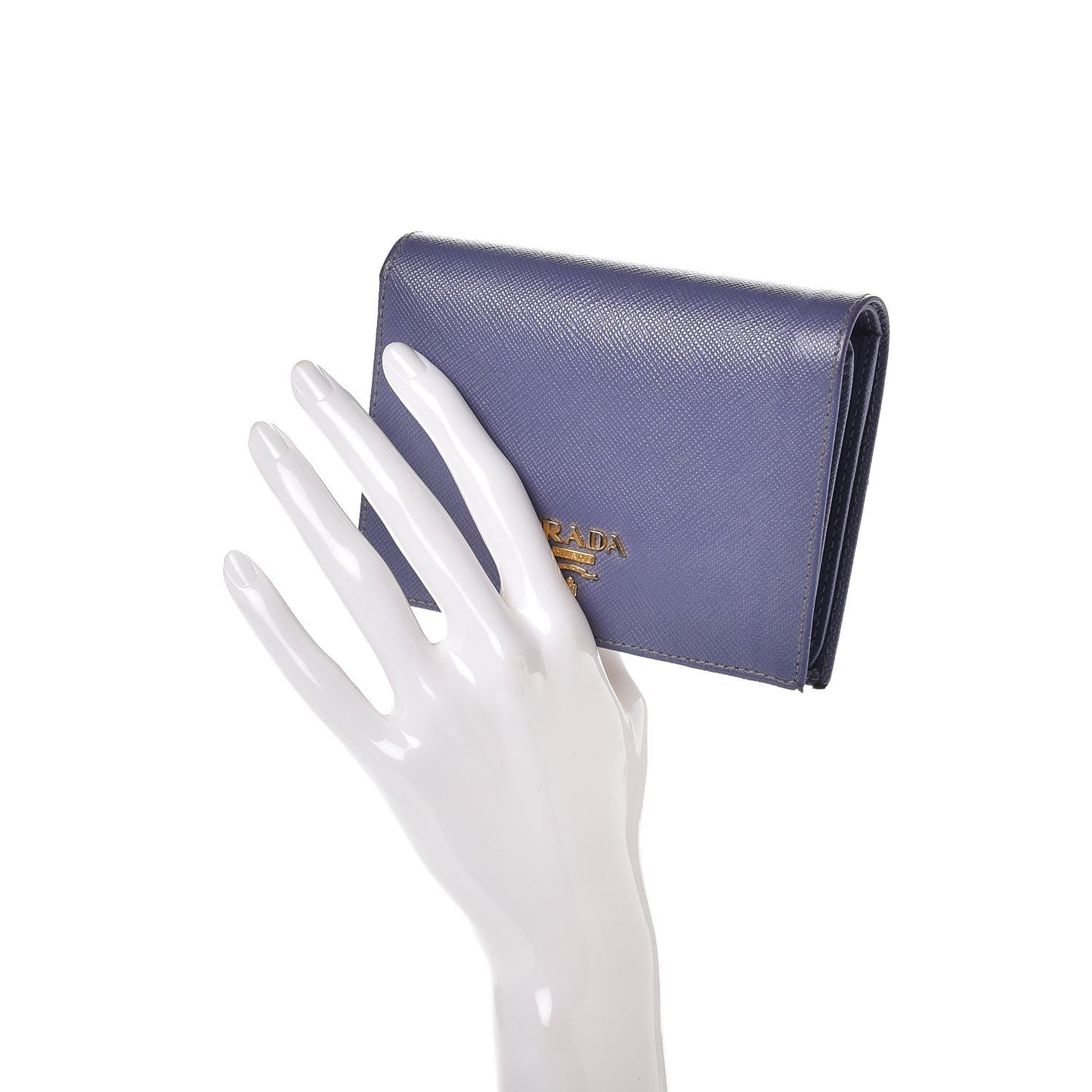 Saffiano Metal Compact Wallet
