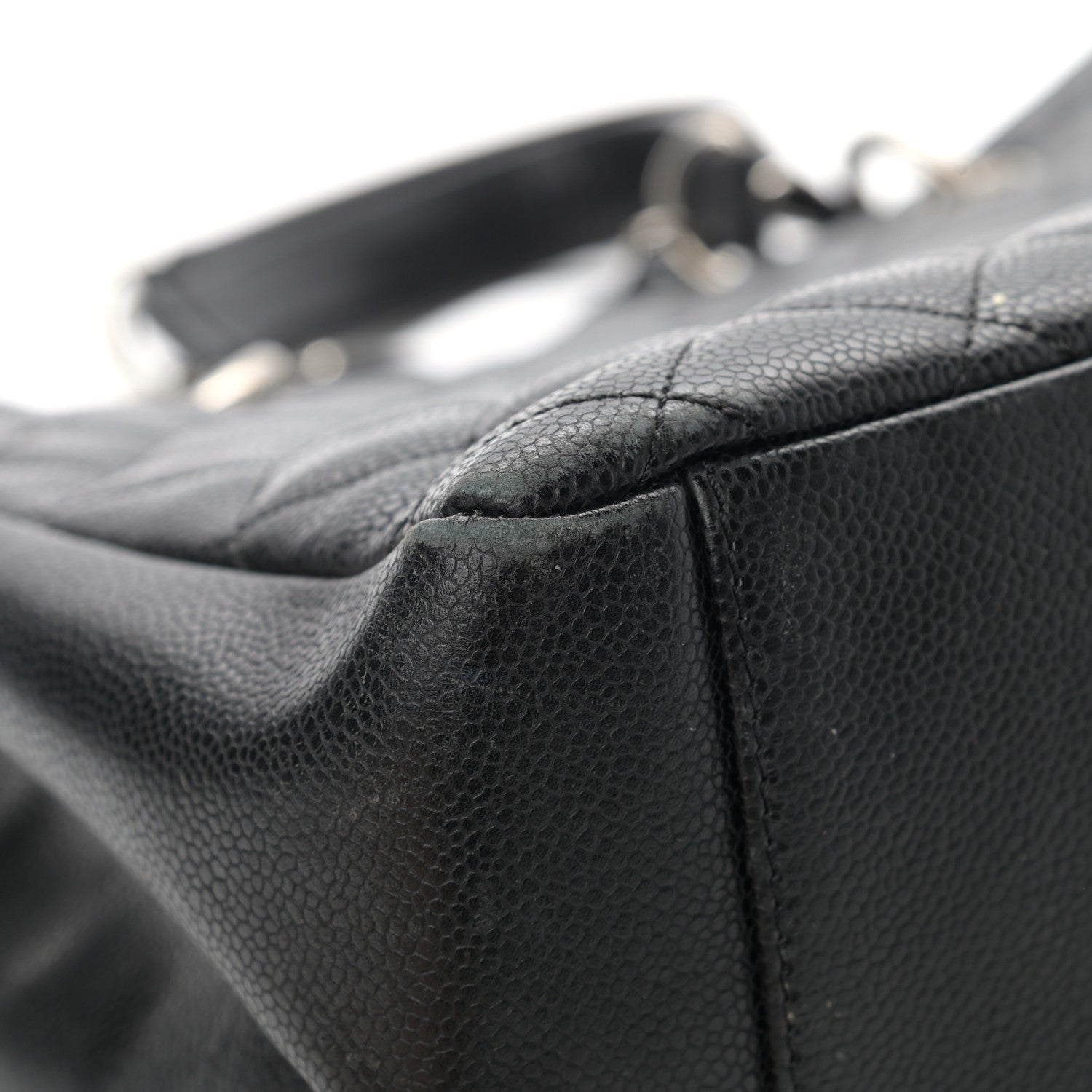 Chanel Caviar Quilted Grand Shopping Tote GST Black 9 of 19
