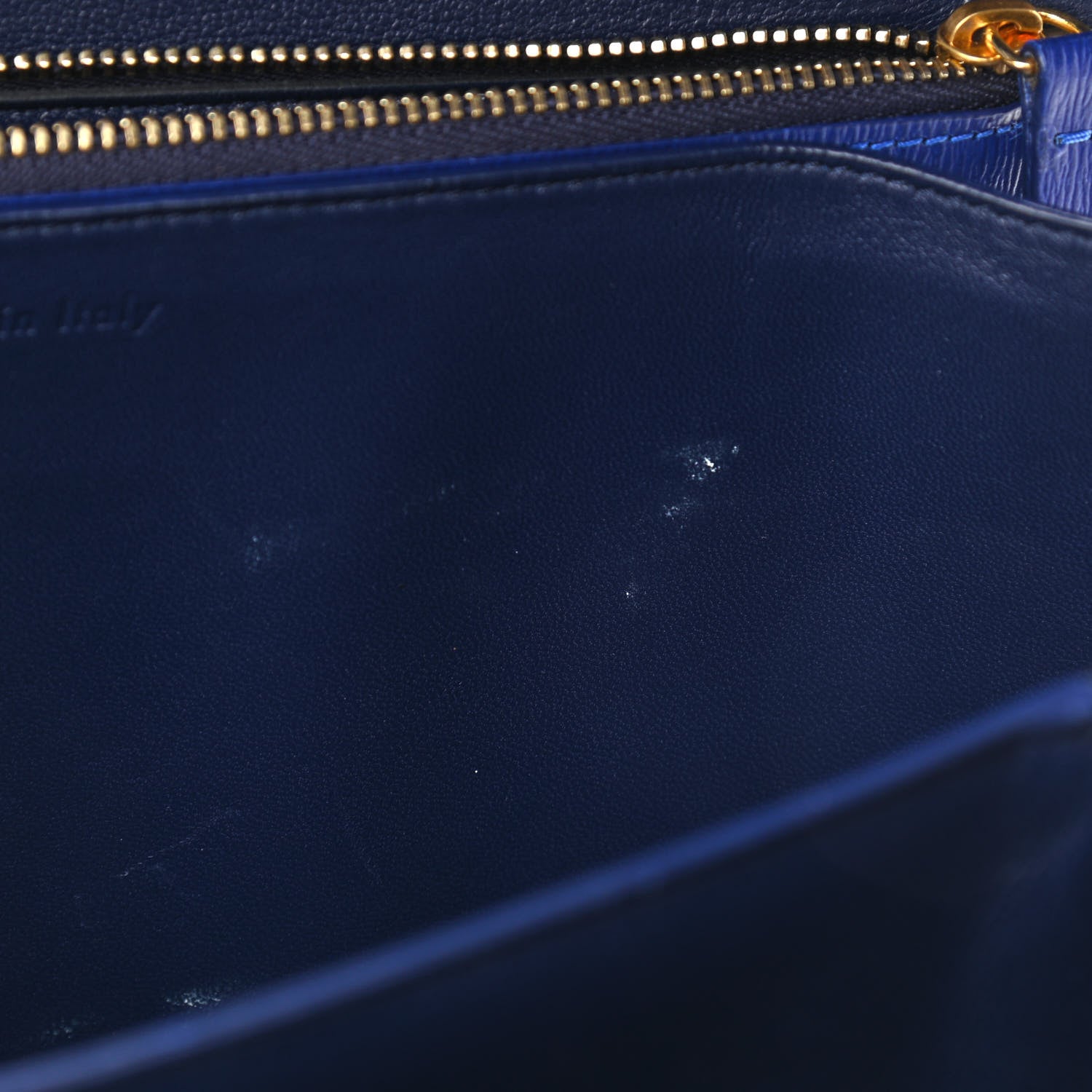 Celine Liege Calfskin Medium Classic Box Flap Bag Indigo 11 of 12