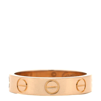 Cartier 18K Yellow Gold 3.5mm LOVE Wedding Band Ring 46 3.75 1 of 5