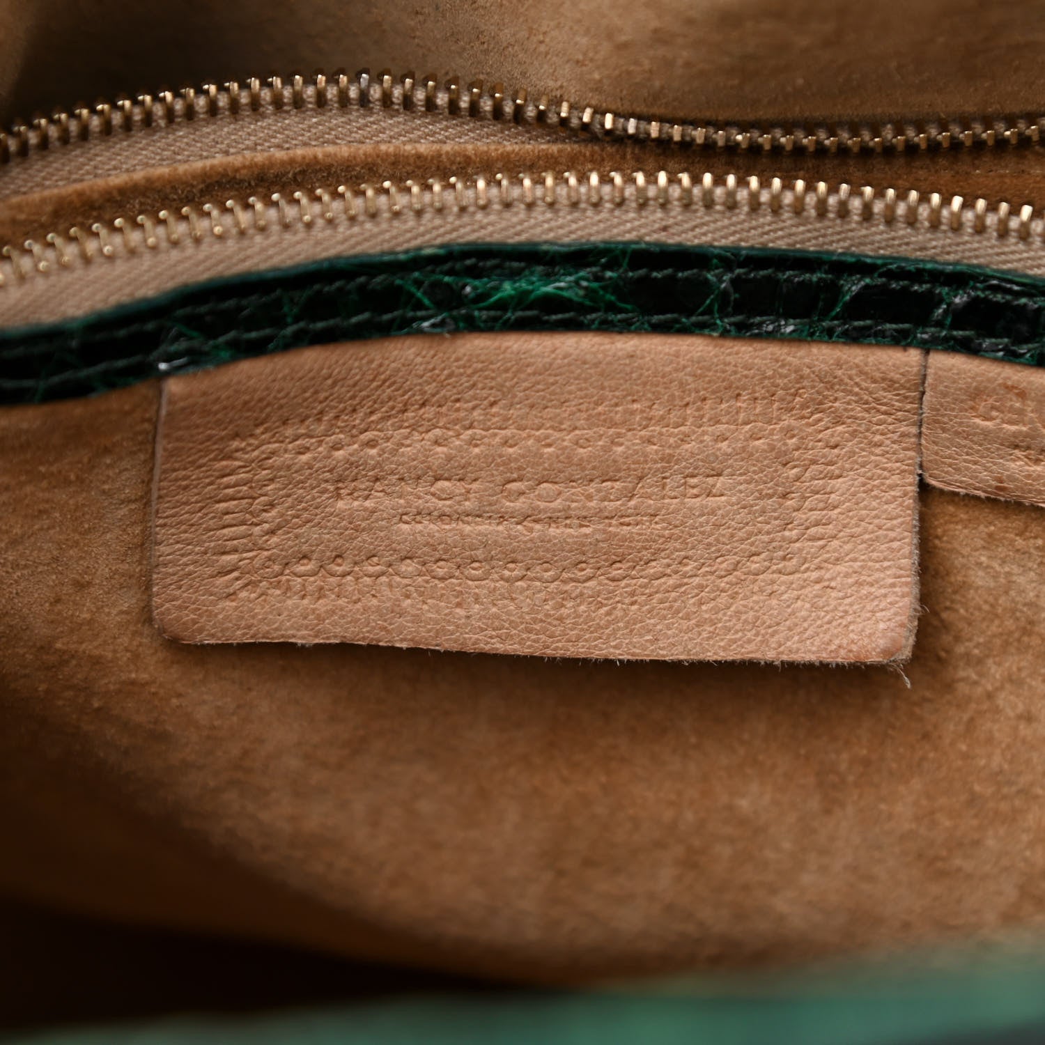 Nancy Gonzalez Crocodile Tote Green 7 of 12