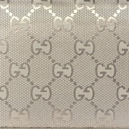 Gucci Imprime Monogram GG Pierce Continental Wallet Silver 7 of 7