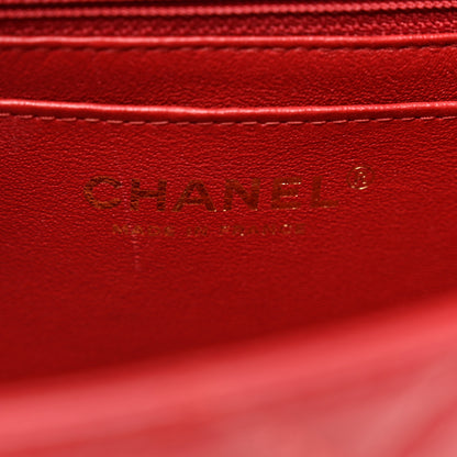 Chanel Aged Calfskin Quilted 2.55 Reissue Mini Flap Red 6 of 9