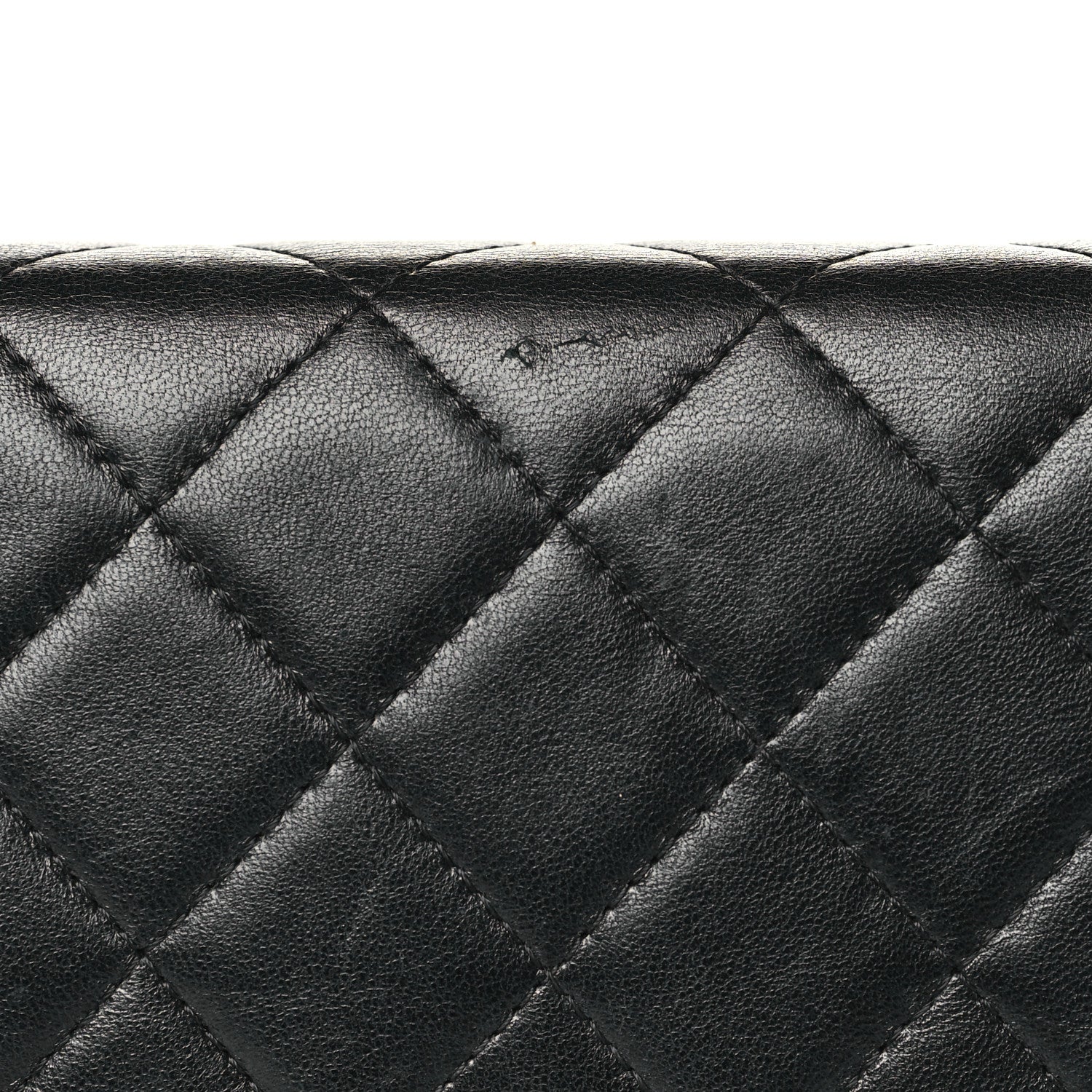 Chanel Lambskin Quilted Wallet On Chain WOC Black 17 of 20