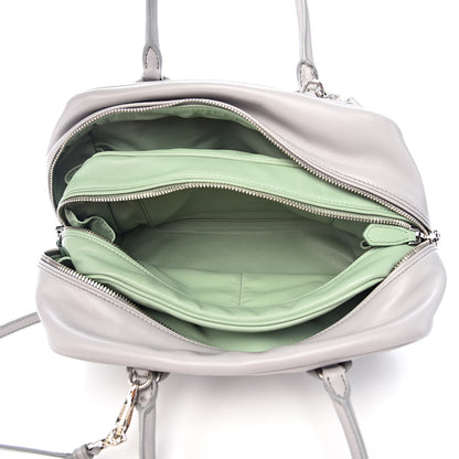 Prada Soft Calf Medium Inside Tote Granito Acquamarina 5 of 12