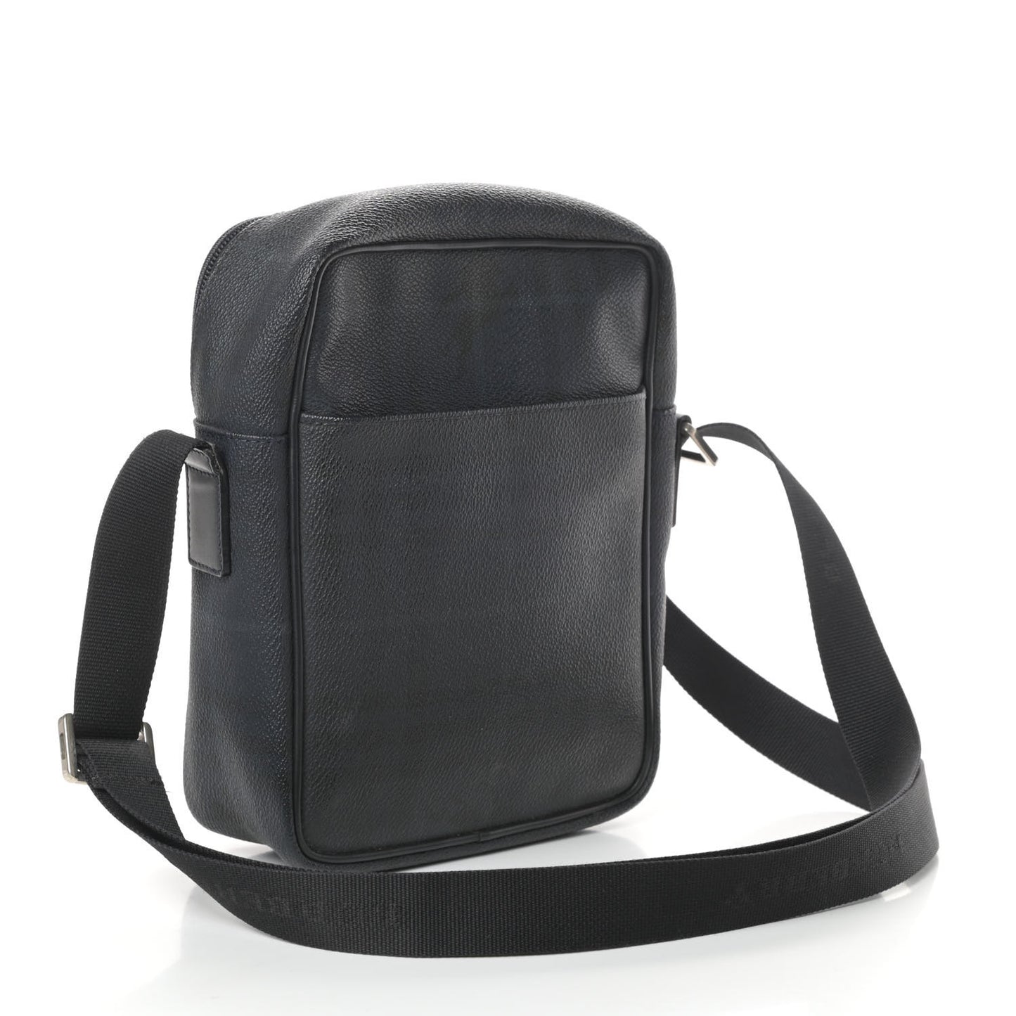 London Check Small Messenger Bag Dark Charcoal