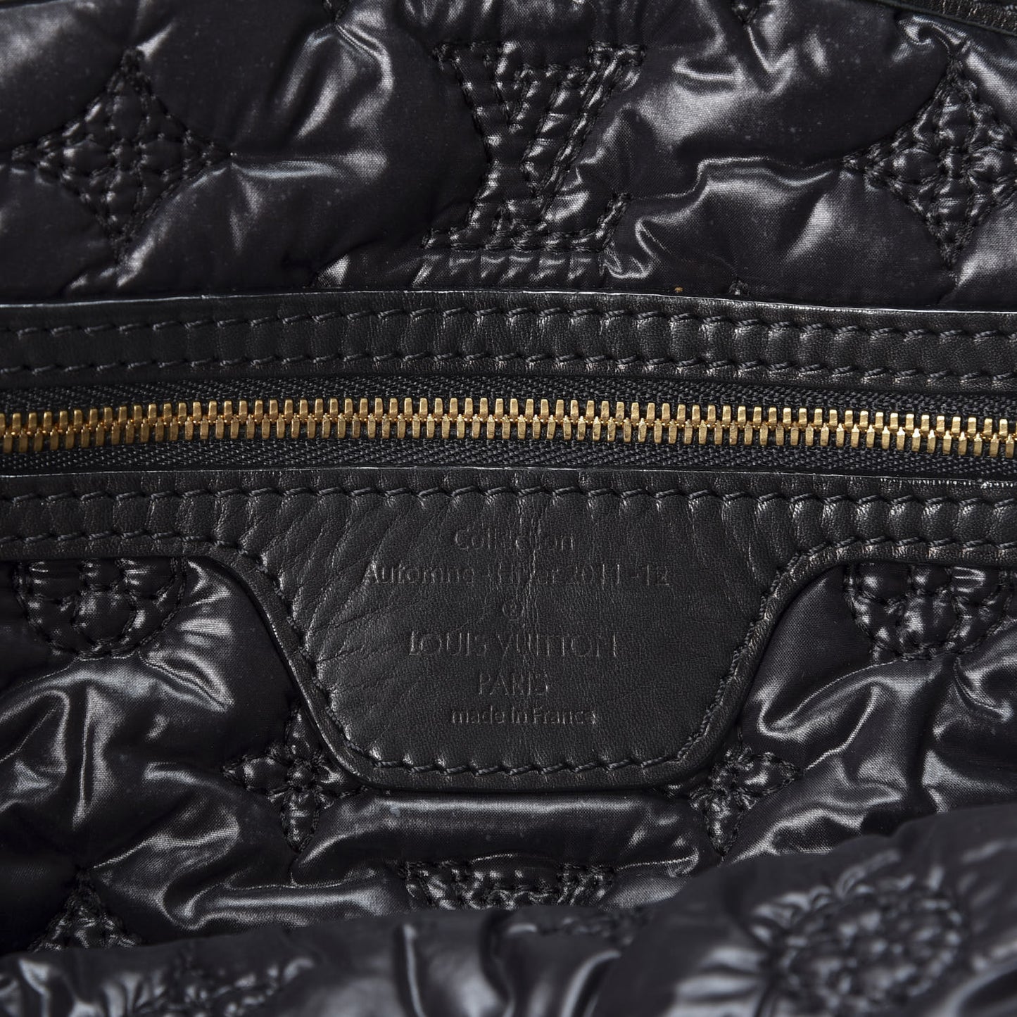 Monogram Nylon Desire Lockit Vertical MM Black