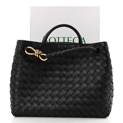 Bottega Veneta Nappa Intrecciato Medium Andiamo Shoulder Bag Black 10 of 10