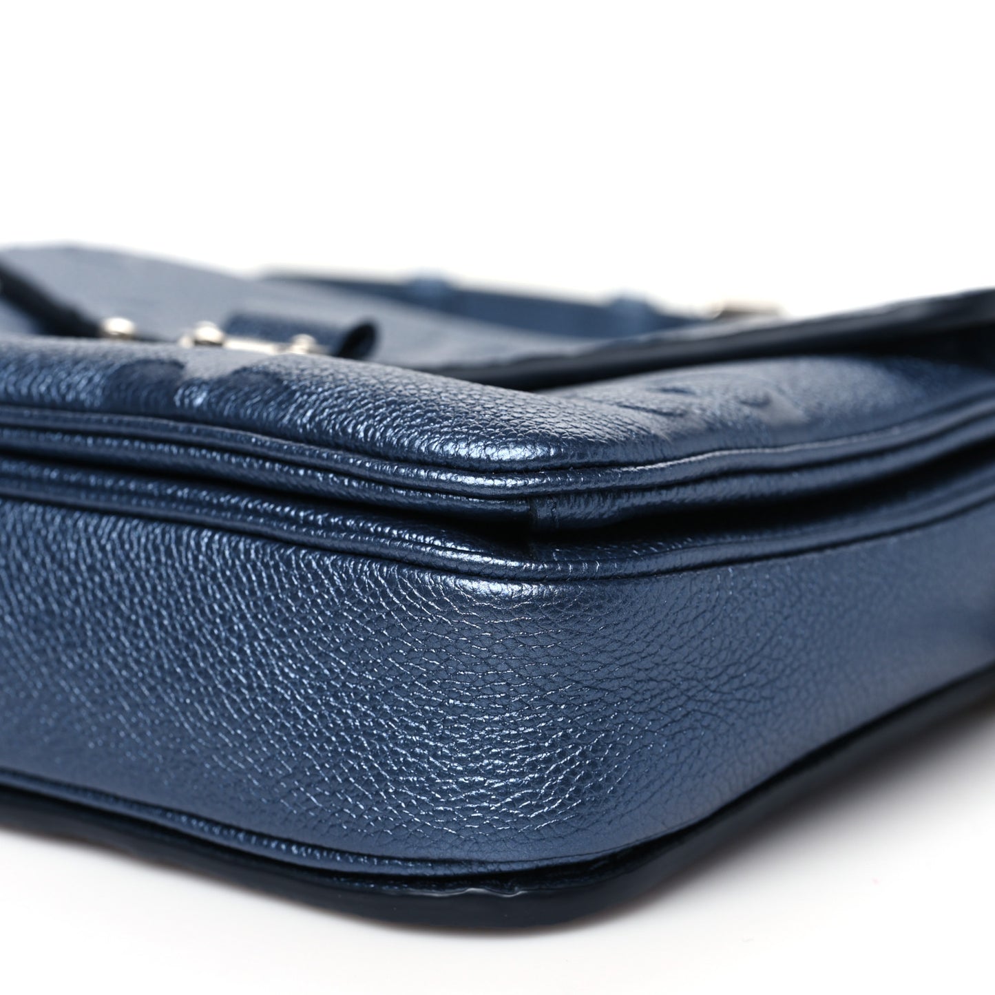 Metallic Empreinte Monogram Giant Pochette Metis Navy Nacre