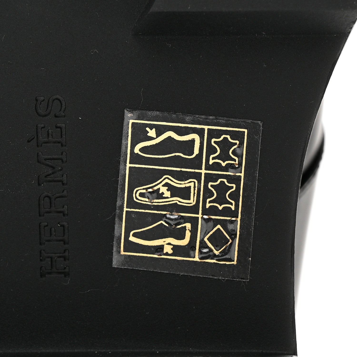 Hermes Glazed Calfskin Hoxton Oxford 37 Black 7 of 15