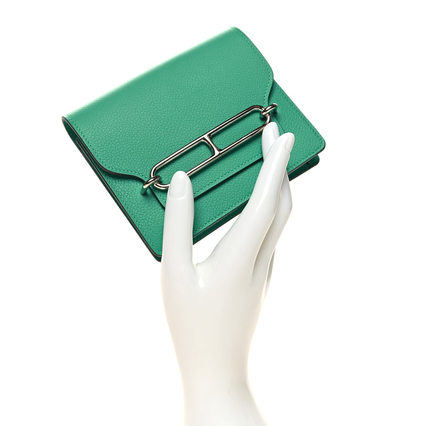 Evercolor Bi-Color Roulis Slim Wallet Menthe Vert Bosphore