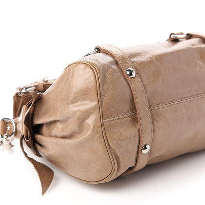 Miu Miu Vitello Lux Mini Bow Bag Cammeo 6 of 12