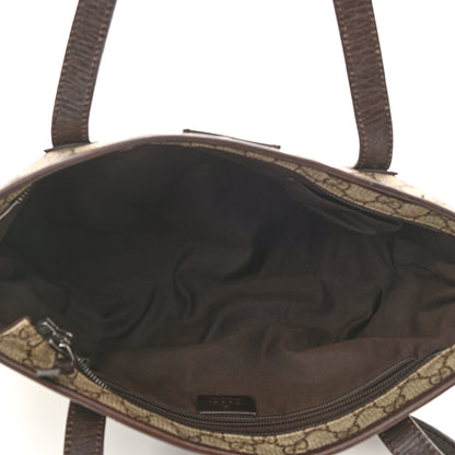 Gucci GG Supreme Monogram Small Joy Tote Dark Brown 5 of 12