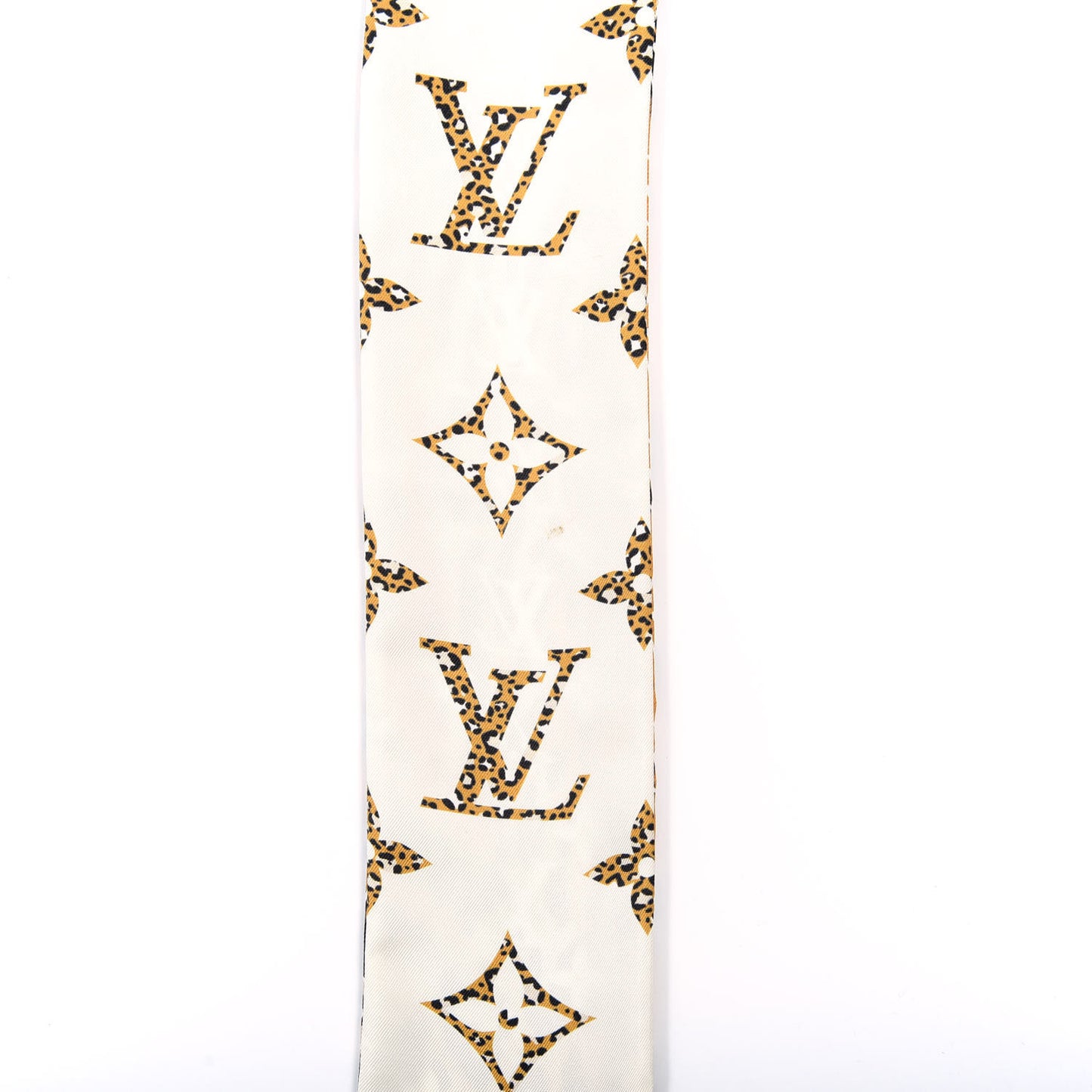 Silk Monogram Giant Jungle Bandeau Ivory