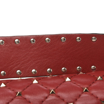 Valentino Garavani Nappa Medium Rockstud Spike Shoulder Bag Rosso Valentino 9 of 12