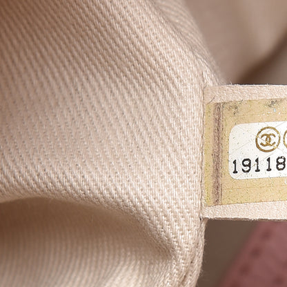Chanel Grained Calfskin Small CC Pocket Tote Pink 7 of 9