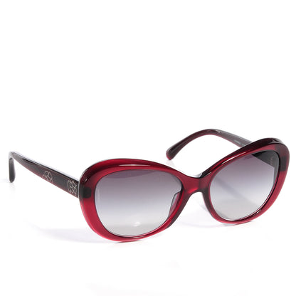 Chanel CC Camellia Sunglasses Red 5246 3 of 6