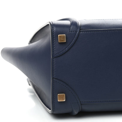 Celine Smooth Calfskin Micro Luggage Ink 5 of 10
