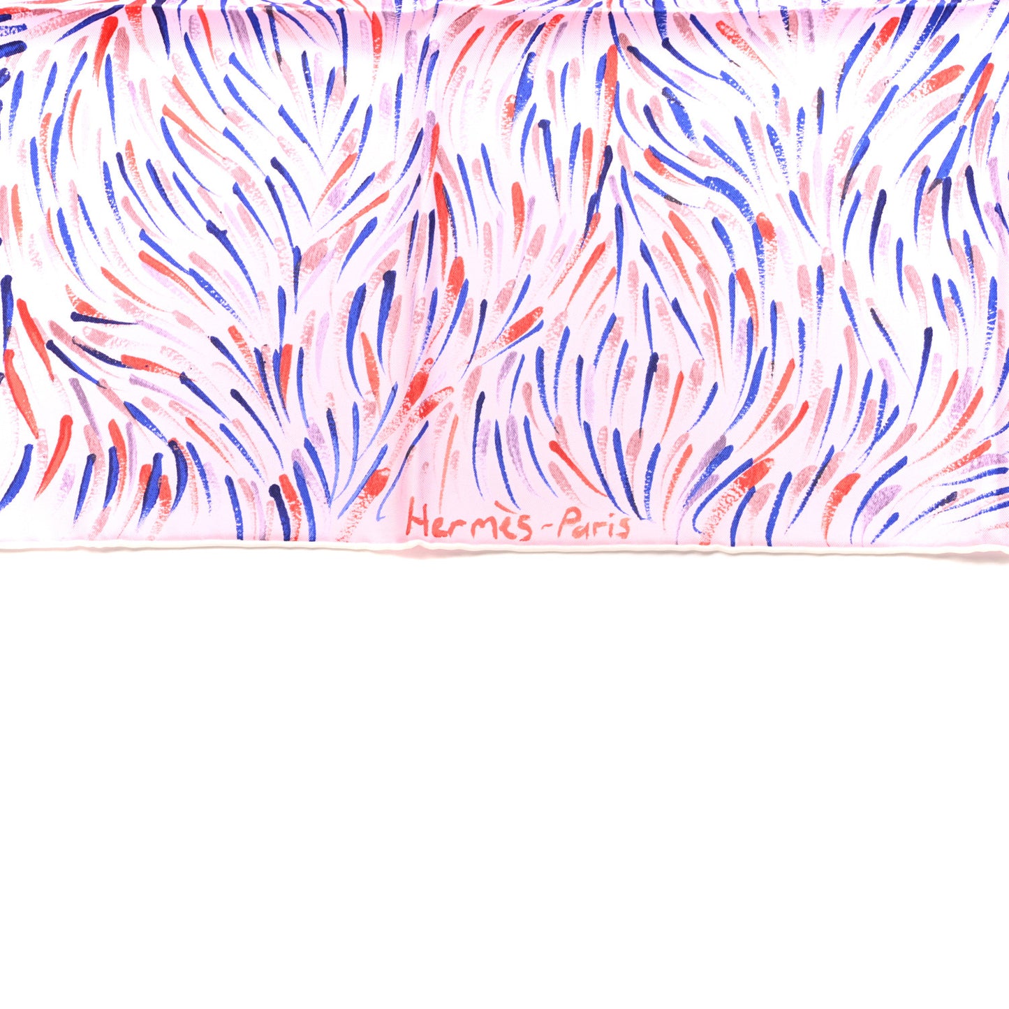 Silk Le Reve De Gloria Scarf 90 Rose Bleu Vif Rouge