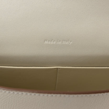 Celine Grained Calfskin Medium Trotteur White 7 of 10