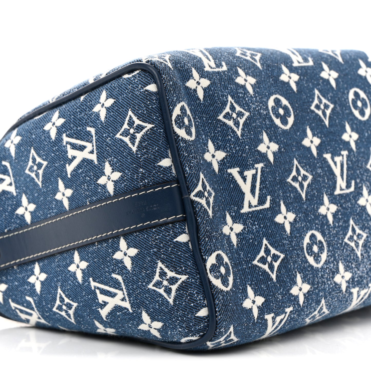 Monogram Jacquard Denim Speedy Bandouliere 25 Bleu