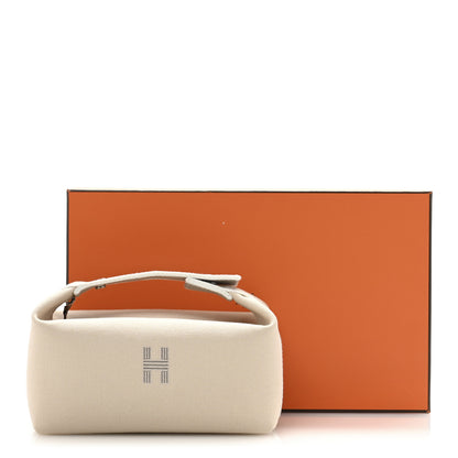 Hermes Canvas Small Bride-A-Brac Pouch Natural 7 of 7