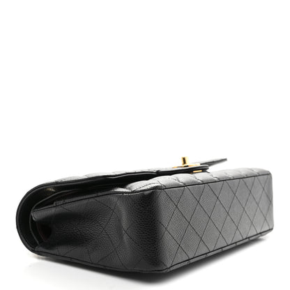 Chanel Caviar Quilted Medium Double Flap Black 3 of 11