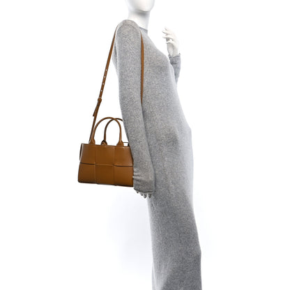 Bottega Veneta Nappa Maxi Intrecciato Mini Arco Tote Camel 2 of 10
