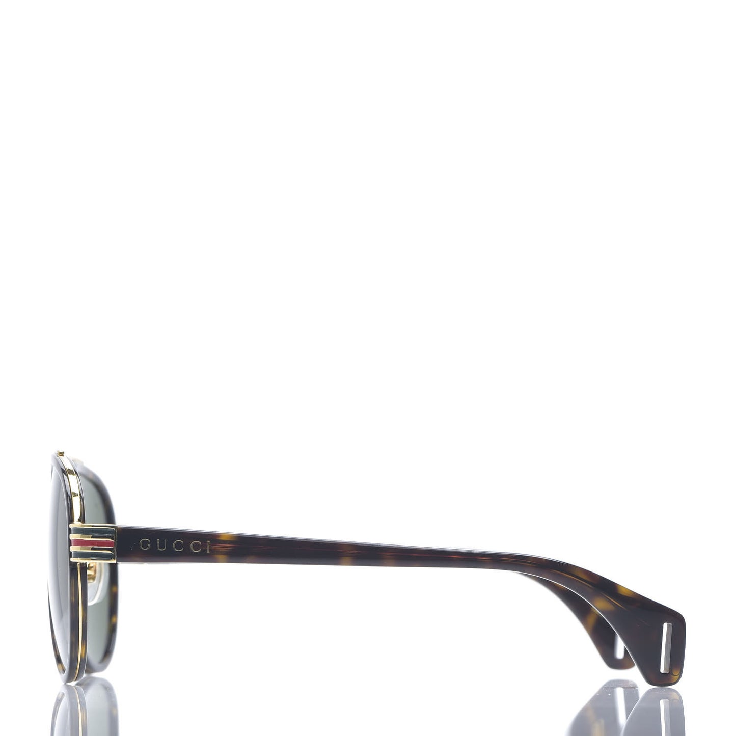 Acetate Aviator Sunglasses GG0447S Black