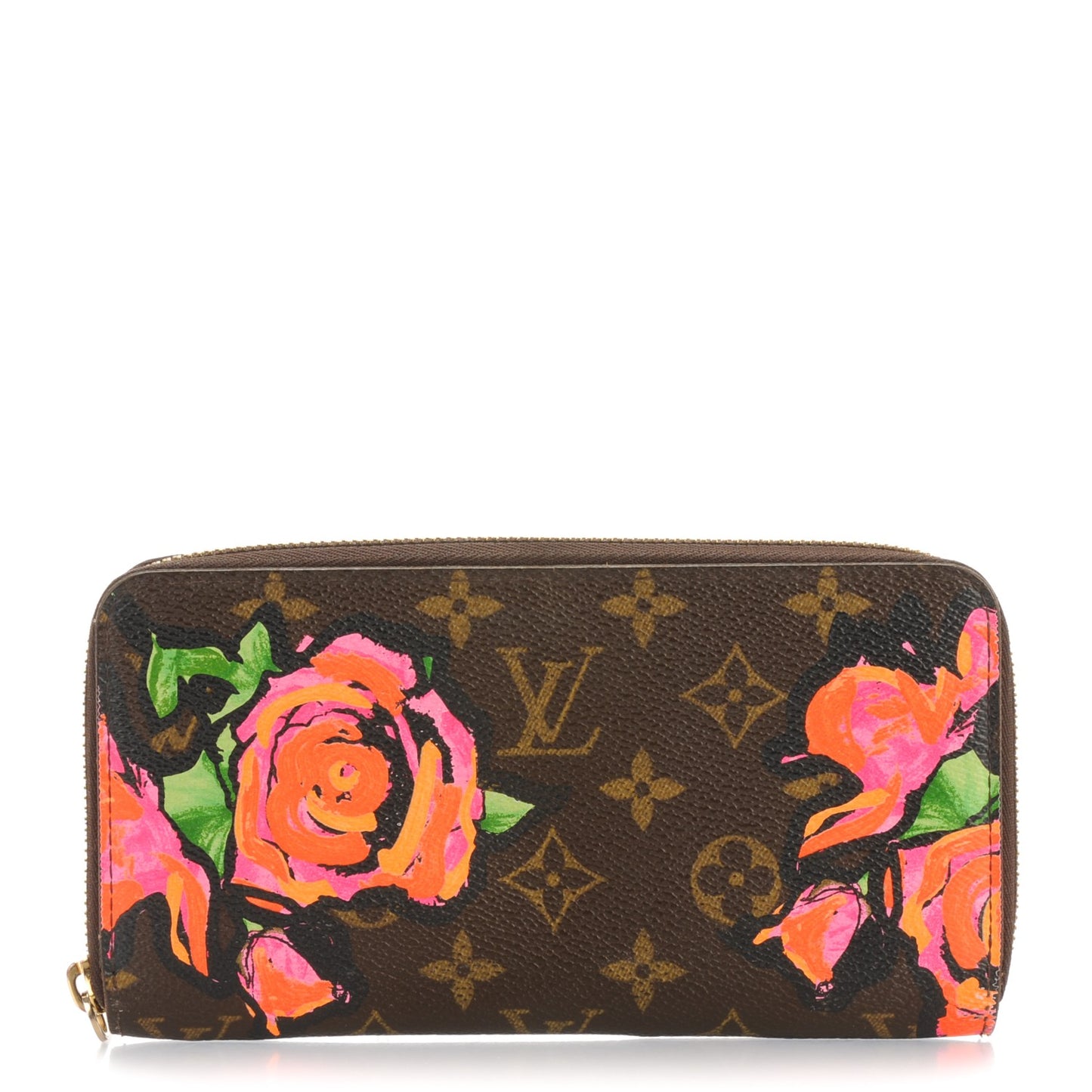 Monogram Roses Zippy Wallet