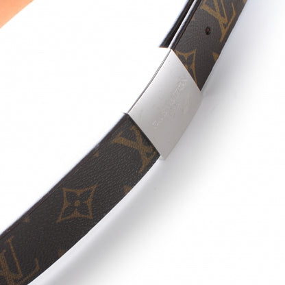 Louis Vuitton Monogram Belt w Silver Buckle 90 36 6 of 6