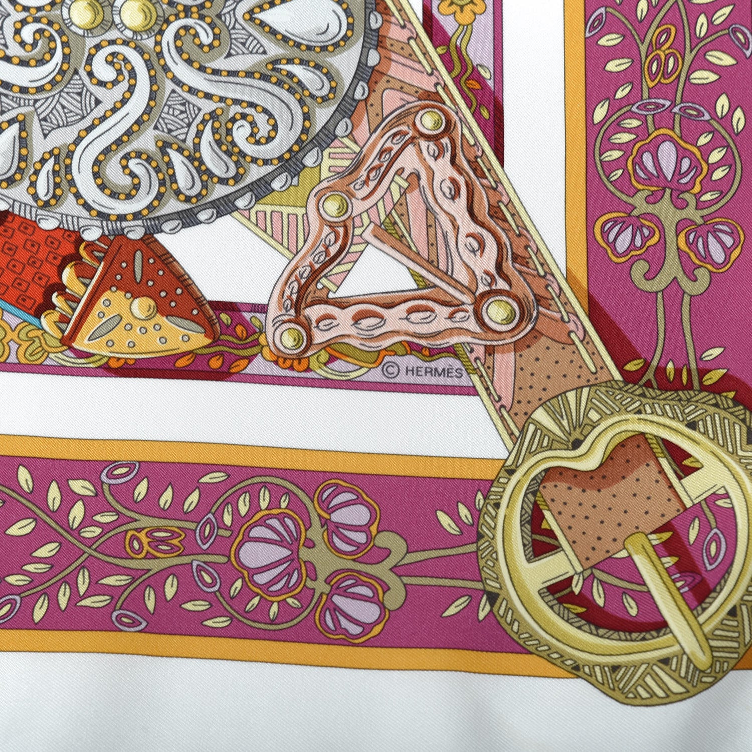 Hermes Silk Le Songe De La Licorne Scarf 90 5 of 6