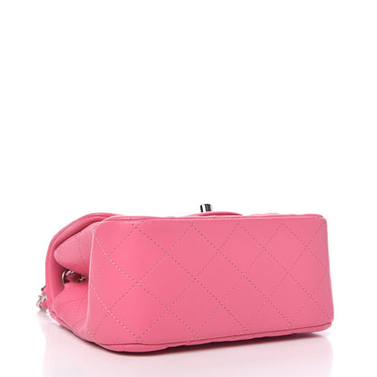 Chanel Lambskin Quilted Mini Square Flap Pink 4 of 11