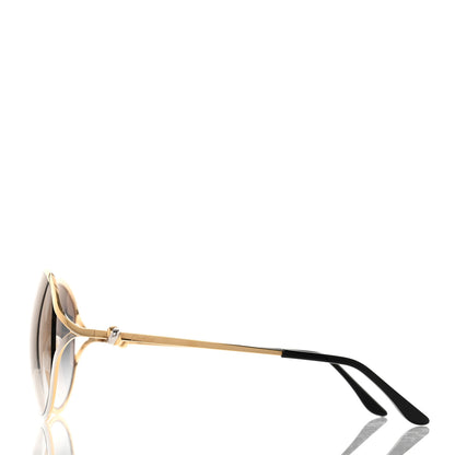 Cartier Metal Round Sunglasses CT0226S Gold Silver 3 of 7