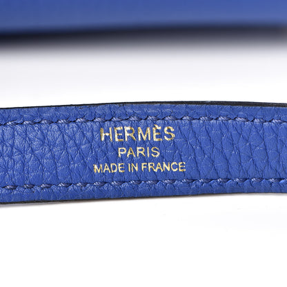 Hermes Togo Kelly Retourne 35 Bleu Electrique 34 of 37
