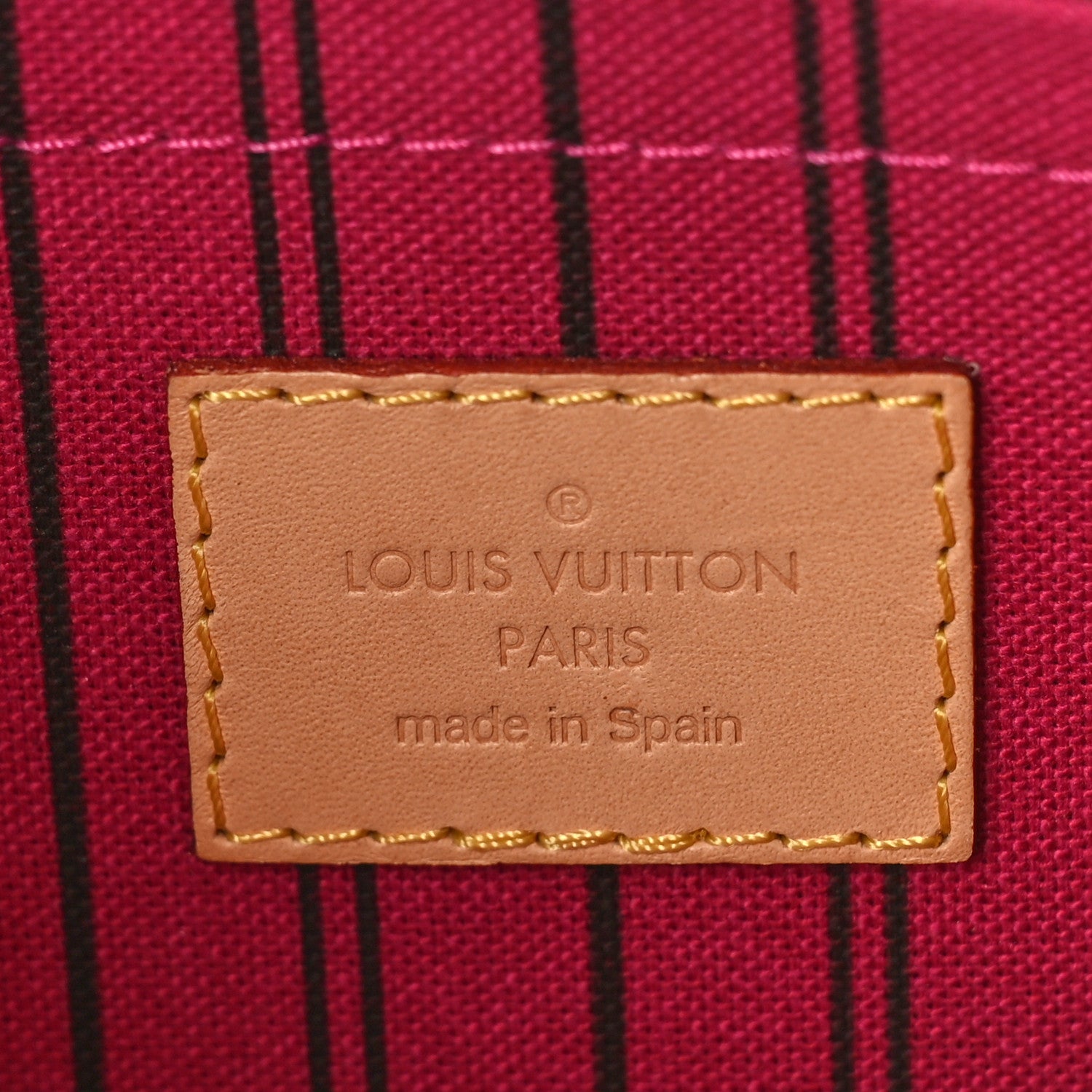 Louis Vuitton Monogram Neverfull MM GM Pochette Pivoine 6 of 8