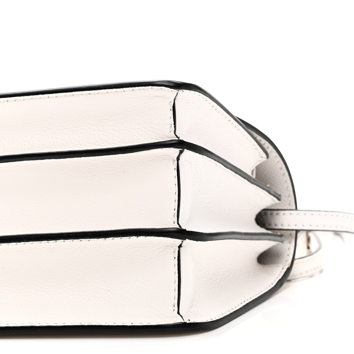 Versace Grained Calfskin La Medusa Shoulder Bag White 1875645