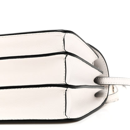 Versace Grained Calfskin La Medusa Shoulder Bag White 9 of 9