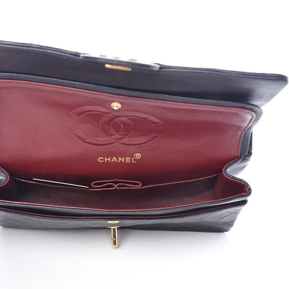 Chanel Lambskin Quilted Medium Double Flap Navy 6 of 16