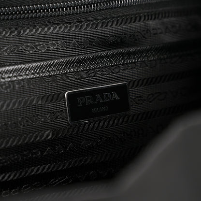 Prada Re-Nylon Vela Saffiano Medium Backpack Black 6 of 13