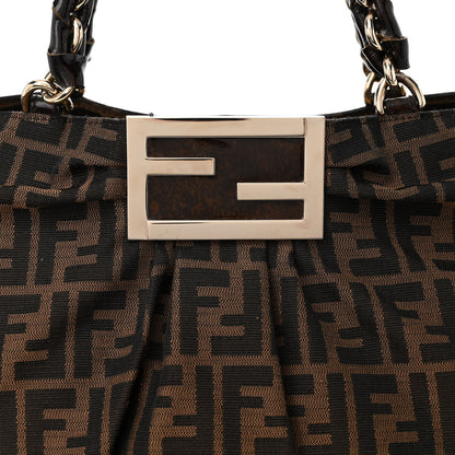 Fendi Zucca Mia Tote Tobacco 8 of 11