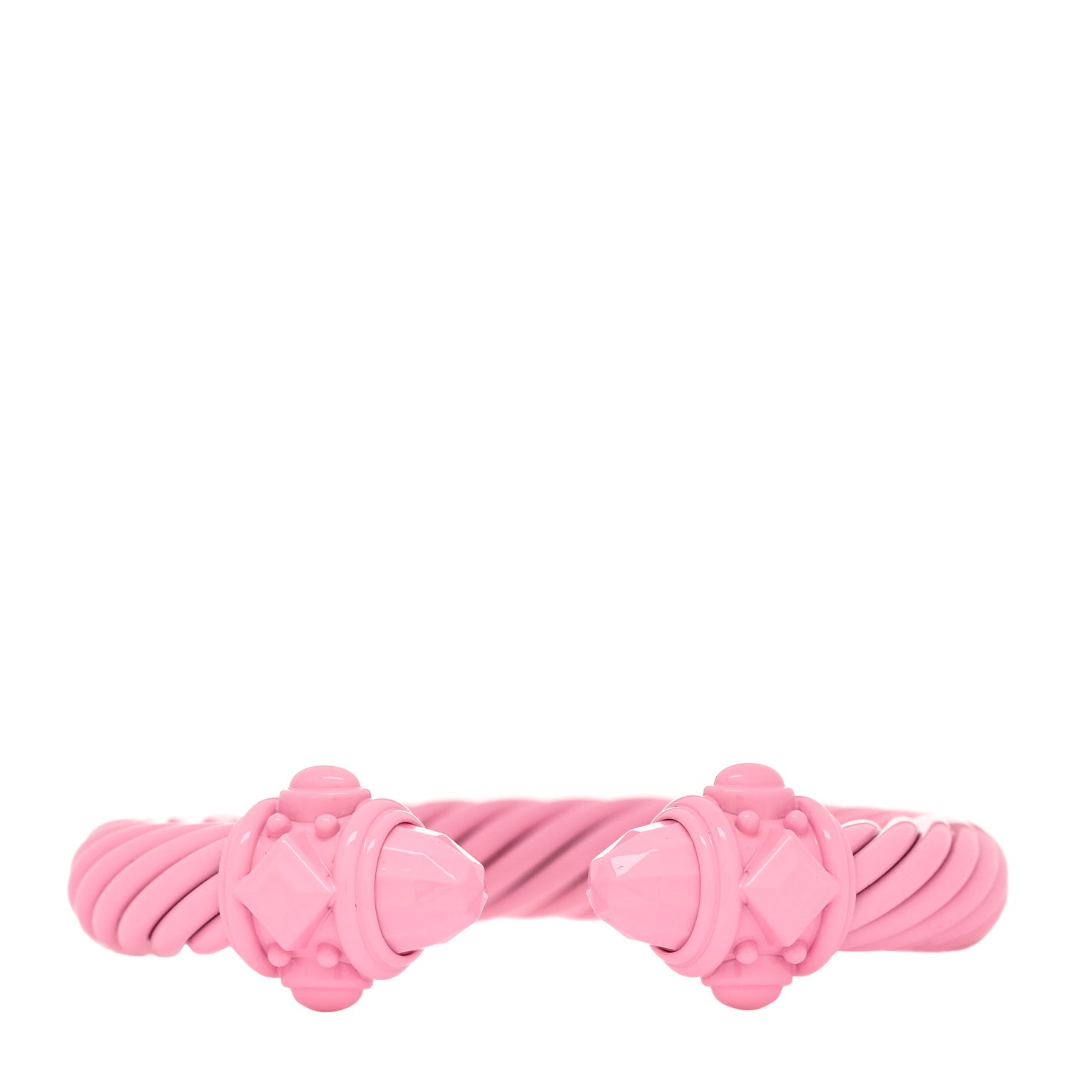 David Yurman Aluminum 10mm Renaissance Bracelet Pink 1 of 4