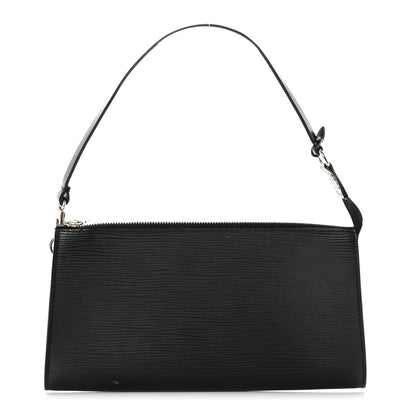 Louis Vuitton Epi Pochette Accessories 24 Black 1 of 8