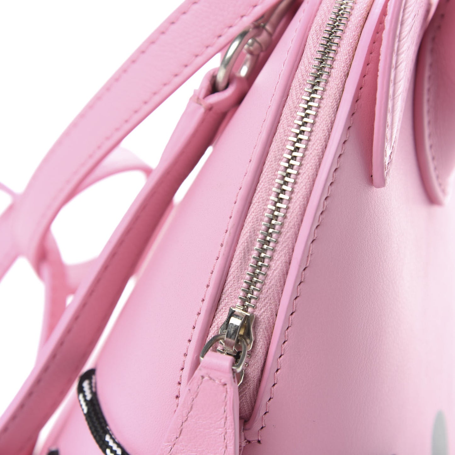 Calfskin Hello Kitty S Ville Top Handle Bag Pink
