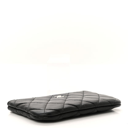 Chanel Lambskin Quilted Small Cosmetic Case Black 4 of 8