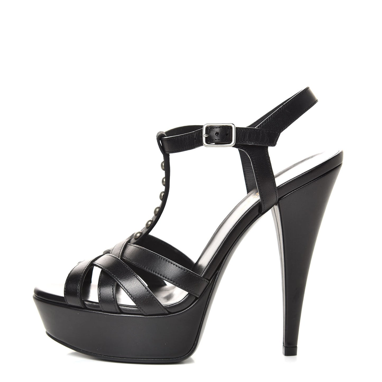 Calksin Studded Jodie Tripon 105 Platform Sandals 36 Black