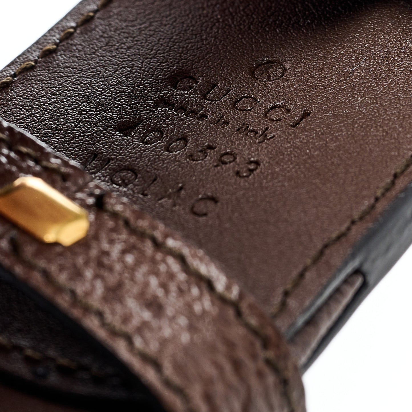 Monogram Jumbo GG Textured Dollar Calfskin Double G 40mm Belt 85 34 Camel Ebony