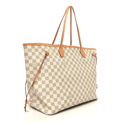 Louis Vuitton Damier Azur Neo Neverfull GM Rose Ballerine 4 of 16