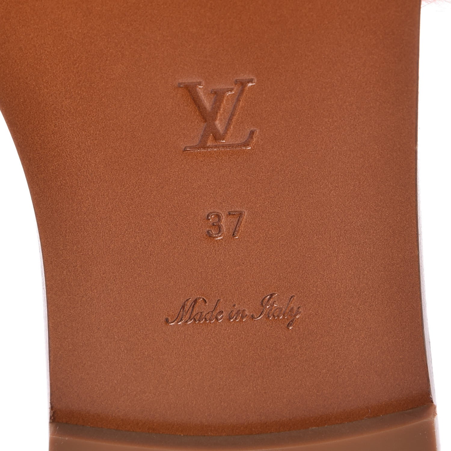 Louis Vuitton Mink Fur Lock It Flat Mule 37 Rose 7 of 8